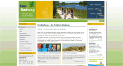 Desktop Screenshot of emsradweg.de